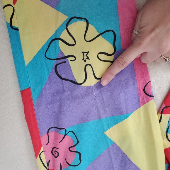 Vintage Fun Floral Pants kids 8/10 - Picture 6 of 11